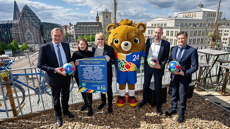Leipziger Messe ist Partner für die Fan Zone Augustusplatz zur UEFA EURO 2024TM in Leipzig