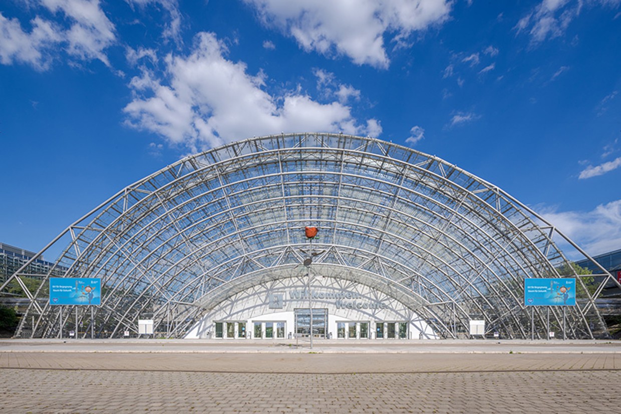 Glashalle der Leipziger Messe