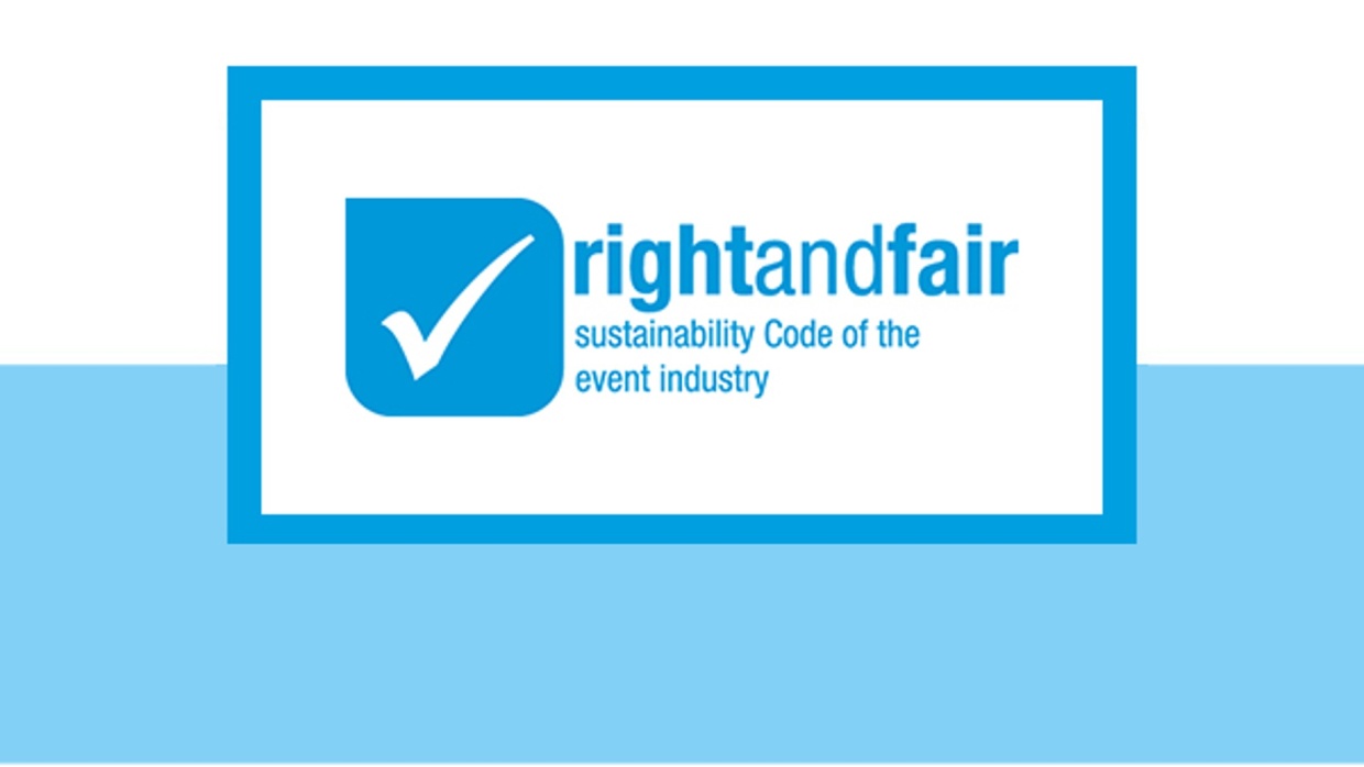 right an fair - the sustainability Code of the event industry