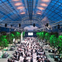 Abendveranstaltung in der Glashalle Abendveranstaltung in der Glashalle