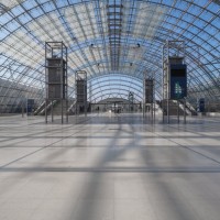 Wahrzeichen der Leipziger Messe: Großzügige, moderne Architektur Wahrzeichen der Leipziger Messe: Großzügige, moderne Architektur