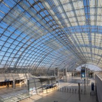 Innenansicht in der Glashalle Innenansicht in der Glashalle