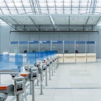 Eingangsbereich der Glashalle Eingangsbereich der Glashalle