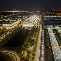 Leipziger Messe bei Nacht Leipziger Messe bei Nacht