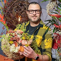 Floristmeister David Gehrisch zeigte die Trends Winter- und Frühjahrstrends.