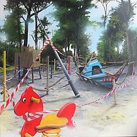 Das Werk "Lockdown" von Michael Schreckenberger 