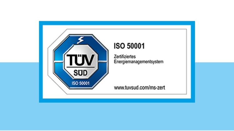 Zertifiziertes Energiemanagementsystem nach DIN EN ISO 50001 