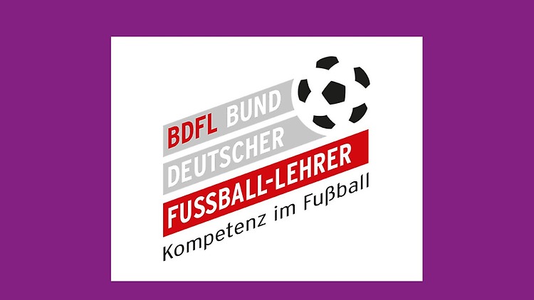 Logo des BDFL - BUND DEUTSCHER FUSSBALL-LEHRER. Kompetenz im Fußball