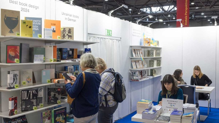Leipziger Buchmesse: Messestand der Ukraine