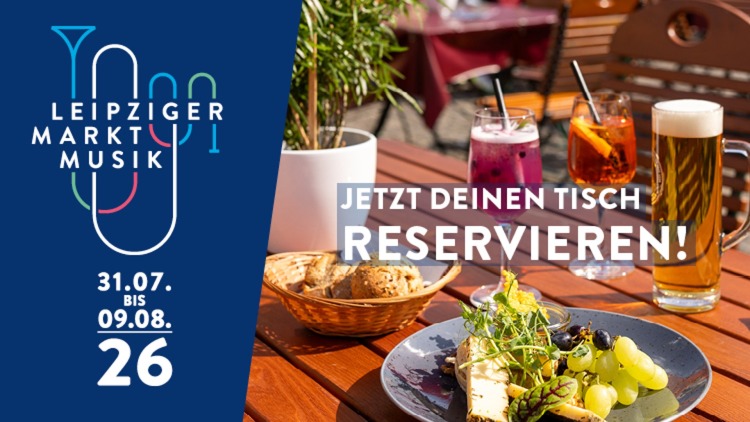 LEIPZIGER MARKT MUSIK: Tische bei fairgourmet reservieren