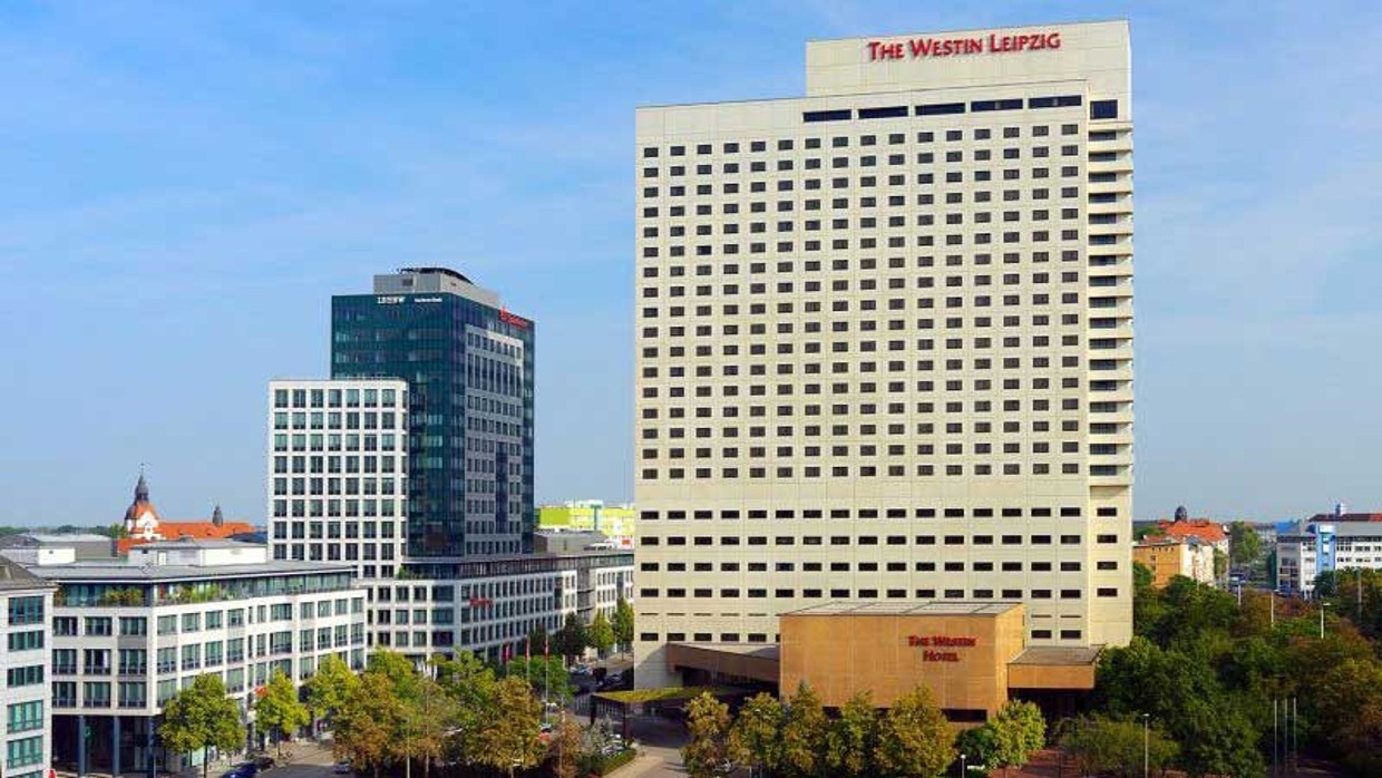 The Westin Leipzig, Außenansicht, Foto: Matthias Hamel